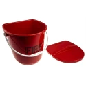 RS PRO Wall Plastic Fire Bucket Plastic Material Wall Mount 350mm Height 250mm Depth 523-061