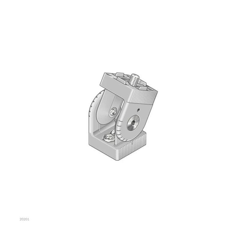 Bosch Rexroth M6 Multi-Angle Connecting Component, Strut Profile 30 mm, Groove Size 8 mm 3842538683