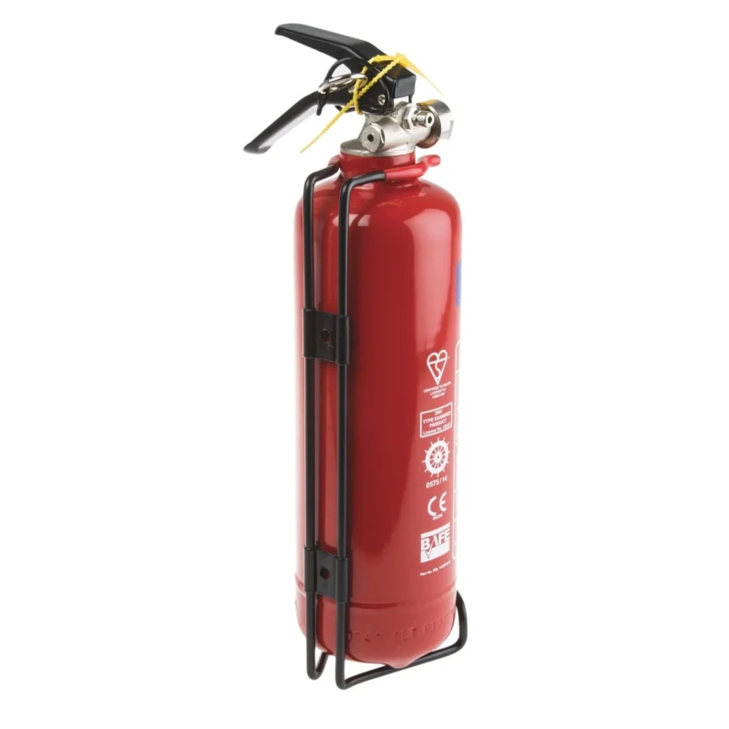 Fireblitz Dry Powder Fire Extinguisher Class ABC 2.1kg, Hand Grip Operation, CE Certified FBP1