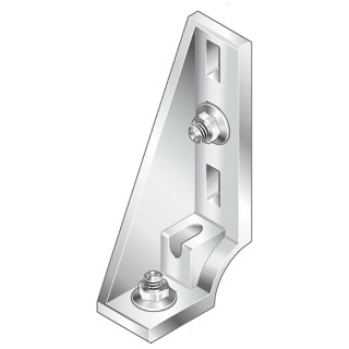 Bosch Rexroth M8 Foundation Bracket Connecting Component Strut Profile 40 mm Groove Size 10 mm 3842551605