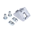 Bosch Rexroth M4 Angle Bracket Connecting Component Strut Profile 20 mm Groove Size 6.8 mm 8mm Length 3842551596