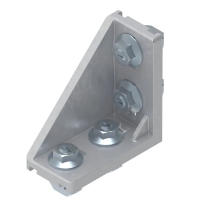 Bosch Rexroth M8 Angle Bracket Connecting Component Strut Profile 40 mm Groove Size 10 3842551604