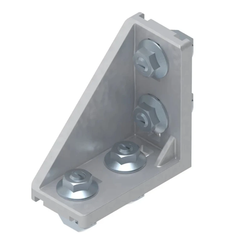 Bosch Rexroth M8 Angle Bracket Connecting Component Strut Profile 40 mm Groove Size 10 3842551604