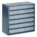 Raaco Drawer Storage Unit 30, Steel Frame, Blue, 283 mm x 306 mm x 150 mm 137539