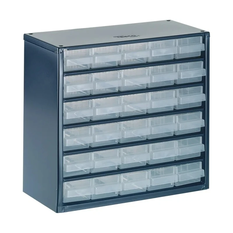 Raaco Drawer Storage Unit 30, Steel Frame, Blue, 283 mm x 306 mm x 150 mm 137539