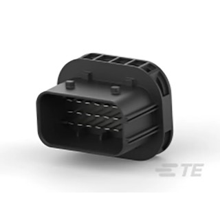 TE Connectivity LEAVYSEAL Automotive Connector Male Black Cable 21 Way Crimp Termination 45A 1-2331098-1