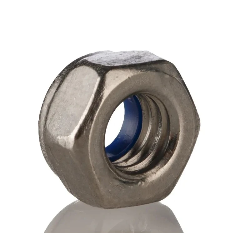 RS PRO Bright Zinc Steel Nylon Insert Locknut M3, Width 5.5mm, Overall Height 4mm, DIN 985 524-281
