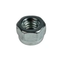 RS PRO Bright Zinc Steel Locknut M4 Nylon Insert DIN 985 Model 524-304