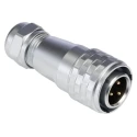 RS PRO Industrial Circular Connector M16, 3 Contacts, Male Plug, Cable Mount, IP67, 10A, 500V 206-5056