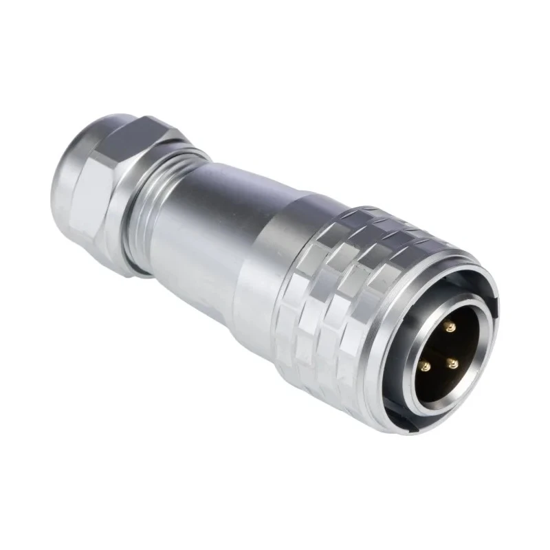 RS PRO Industrial Circular Connector M16, 3 Contacts, Male Plug, Cable Mount, IP67, 10A, 500V 206-5056