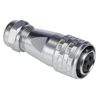 RS PRO Circular Connector M16, 3 Contacts, Cable Mount, Plug Female, IP67, 500V, 10A 206-5064