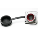 RS PRO Industrial Circular Connector 2 Contacts Flange M16 Socket Male 10A 500V IP67 206-5103
