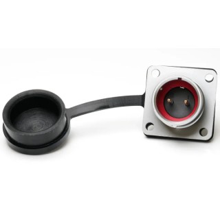 RS PRO Industrial Circular Connector 2 Contacts Flange M16 Socket Male 10A 500V IP67 206-5103