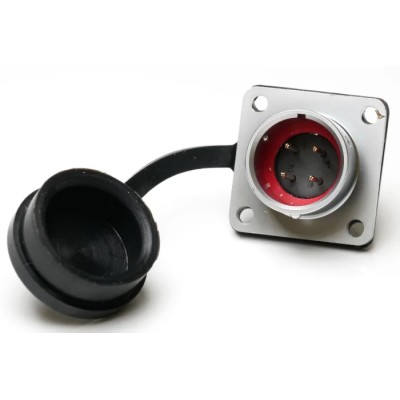 RS PRO Industrial Circular Connector, 4 Contacts, Flange Mount, M16 Size, Socket, Male, IP67, 500V, 5A, Chrome 206-5105