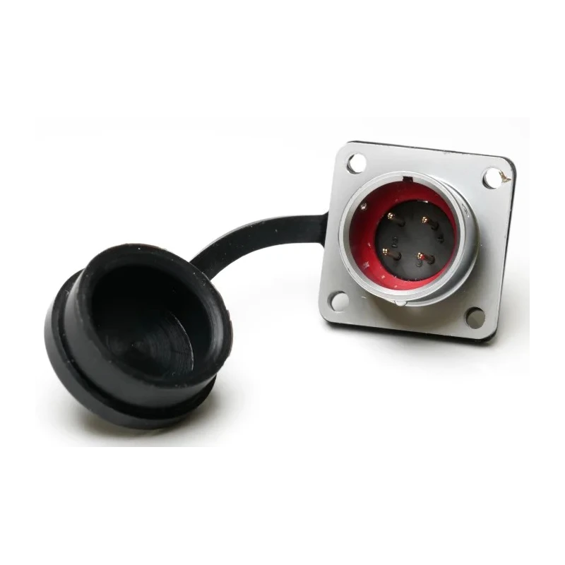 RS PRO Industrial Circular Connector, 4 Contacts, Flange Mount, M16 Size, Socket, Male, IP67, 500V, 5A, Chrome 206-5105