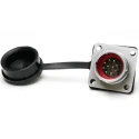 RS PRO Industrial Circular Connector, 10 Contacts, Flange Mount, M16 Size, Socket, Male, IP67 Rated 400V 5A 206-5102