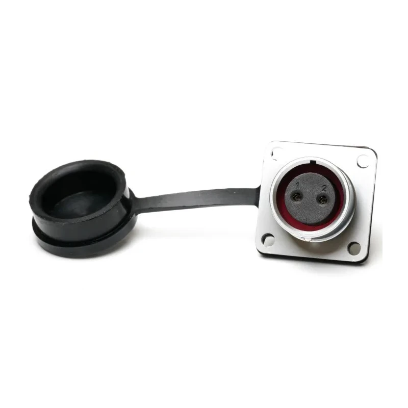 RS PRO Industrial Circular Connector Flange Mount 2 Contacts Socket Female 10A 500V IP67 206-5110
