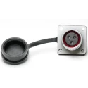 RS PRO Industrial Circular Connector Flange Mount M16, 3 Contacts, Socket, Female, IP67, 500V, 10A 206-5111