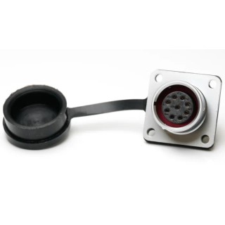 RS PRO Circular Connector, 9 Contacts, Flange Mount, M16 Size, Socket Female, IP67, Push Pull Coupling 206-5115