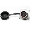 RS PRO Circular Connector, 9 Contacts, Flange Mount, M16 Size, Socket Female, IP67, Push Pull Coupling 206-5115