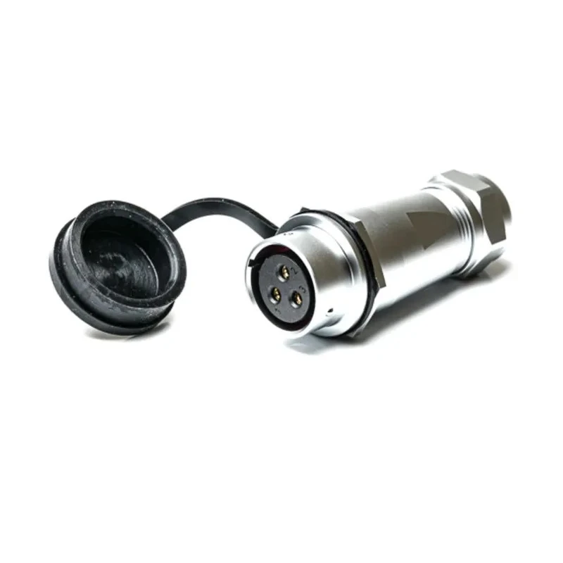 RS PRO Industrial Circular Connector 3 Contacts Cable Mount Socket Female IP67 500V 25A 206-5154
