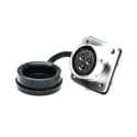 RS PRO Circular Connector M20 Flange Socket, 3 Contacts, Female, Screw Termination, IP67, 10A, 500V 206-5198