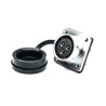 RS PRO Circular Connector, 3 Contacts, Flange Mount, M20 Size, Socket Female, IP67 Rated, 25A, 500V, Chrome Plated 206-5197