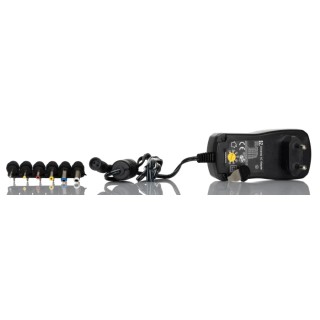RS PRO 7 Output Interchangeable AC/DC Adapter 2-Pin (EU) 24W Power Supply with 12V, 3V, 4.5V, 5V, 6V AC Outputs 206-4927