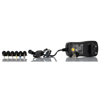 RS PRO 7 Output Interchangeable AC/DC Adapter 2-Pin (EU) 24W Power Supply with 12V, 3V, 4.5V, 5V, 6V AC Outputs 206-4927