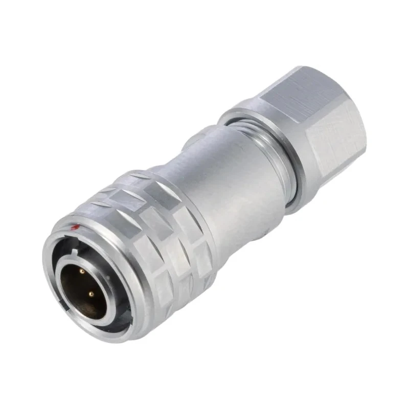 RS PRO Industrial Circular Connector 4 Contacts M8 Cable Plug Male IP67 30V 3A Chrome Plated Brass Housing 206-5207