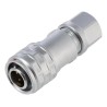 RS PRO Industrial Circular Connector 4 Contacts M8 Cable Plug Male IP67 30V 3A Chrome Plated Brass Housing 206-5207