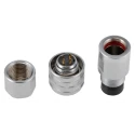 RS PRO Industrial Circular Connector 4 Contacts M8 Cable Plug Male IP67 30V 3A Chrome Plated Brass Housing 206-5207