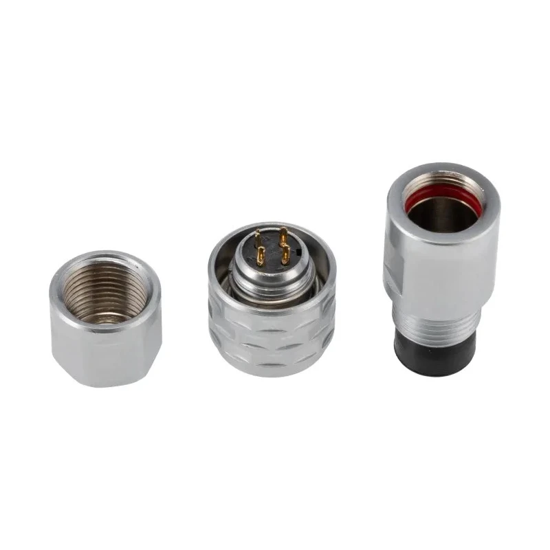 RS PRO Industrial Circular Connector 4 Contacts M8 Cable Plug Male IP67 30V 3A Chrome Plated Brass Housing 206-5207
