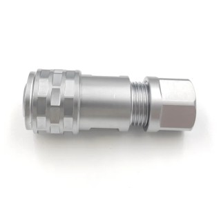 RS PRO Circular Connector Cable M8 Plug Male 3 Contacts Push Pull IP67 125V 5A Chrome Plated Brass 206-5206