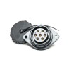 RS PRO Circular Connector 7 Contacts Flange Socket Female Nylon Polycarbonate IP68 500V 25A 206-5255