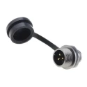 RS PRO Industrial Circular Connector Zinc Alloy IP67 Front Mount Male Socket 3 Contacts 13A 250V 206-5293