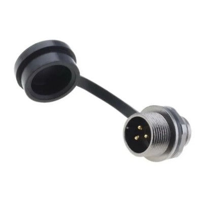 RS PRO Industrial Circular Connector Zinc Alloy IP67 Front Mount Male Socket 3 Contacts 13A 250V 206-5293