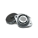 RS PRO Industrial Circular Connector, 24 Contacts, Flange Mount, Female Socket, Solder Termination, 400V, 5A, IP68 IP68