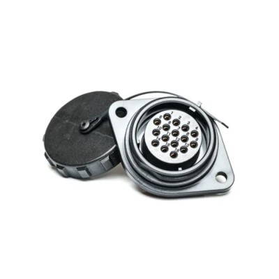 RS PRO Circular Connector, 16 Contacts, Flange Mount, Female Socket, IP68, 500V, 10A, Nylon Polycarbonate Housing IP68