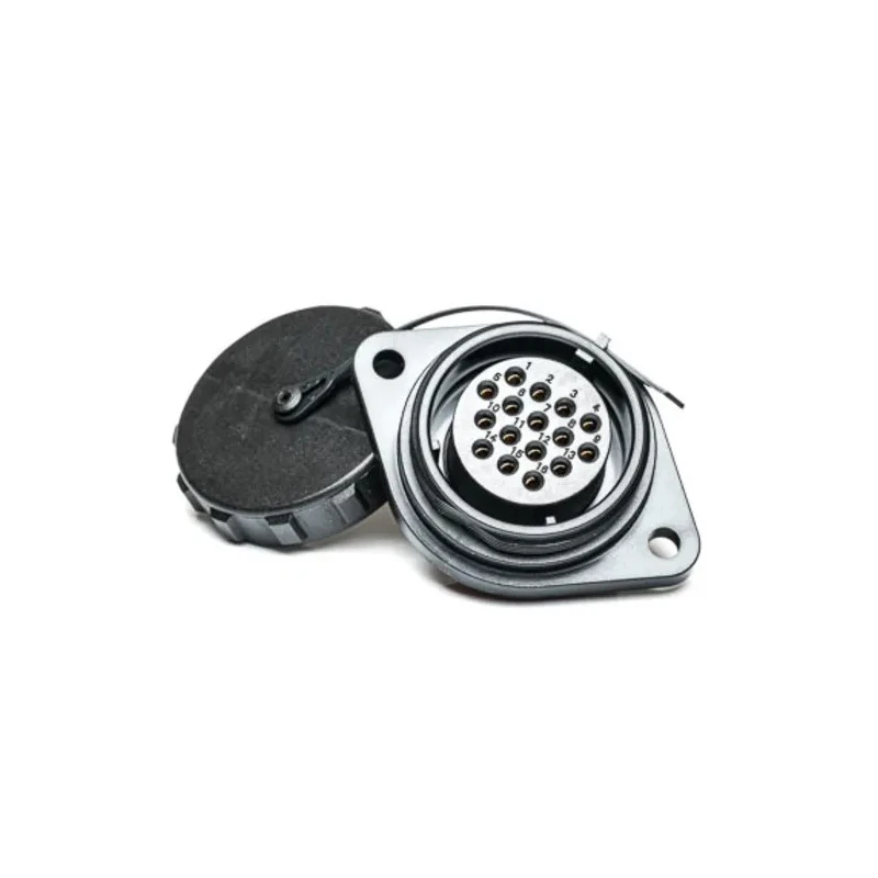 RS PRO Circular Connector, 16 Contacts, Flange Mount, Female Socket, IP68, 500V, 10A, Nylon Polycarbonate Housing IP68