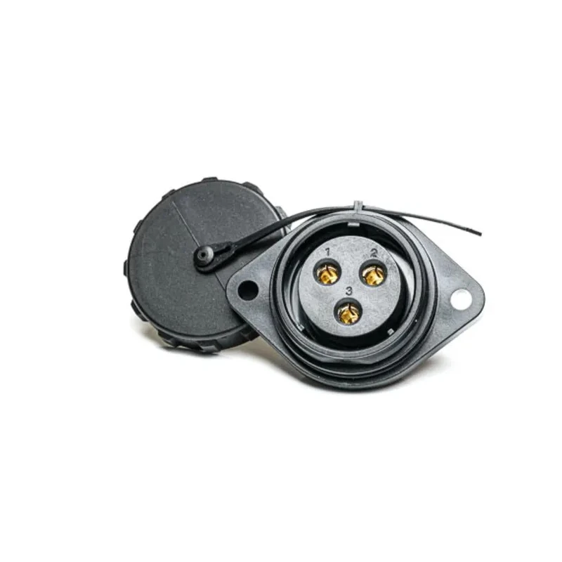 RS PRO Circular Connector Female Socket, 3 Contacts, Flange Mount, 50A, 500V, Threaded Coupling, IP68 206-5250