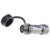 RS PRO Circular Connector 4 Contacts Cable Socket Female Zinc Alloy Housing Gold Plated Brass Contacts IP67 200V 206-5286
