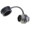 RS PRO Circular Connector Socket, 6 Contacts, Front Mount, Male, Threaded Coupling, Zinc Alloy Housing, IP67, 125V 206-5297