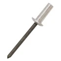 RS PRO Aluminium Blind Rivet Dome Head, 4 mm Diameter, 12.5 mm Length, Aluminium Body Steel Mandrel 206-5369
