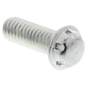 System Zero Zinc Plated Steel Flange Button Tamper Proof Security Screw M4 x 12 mm SZM0412-Z
