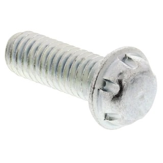 System Zero Zinc Plated Steel Flange Button Tamper Proof Security Screw M4 x 12 mm SZM0412-Z
