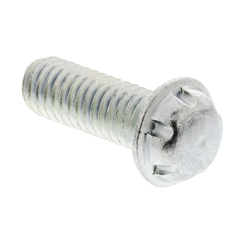 System Zero Zinc Plated Steel Flange Button Tamper Proof Security Screw M4 x 12 mm SZM0412-Z