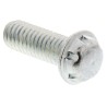 System Zero Zinc Plated Steel Flange Button Tamper Proof Security Screw M4 x 12 mm SZM0412-Z