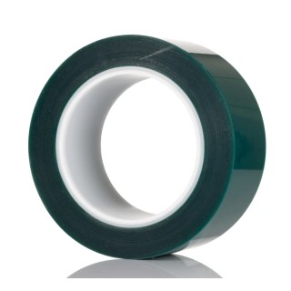 3M Masking Tape Green Polyester Backing Silicone Adhesive 50mm Width x 66m Length 8992 50mmX66m