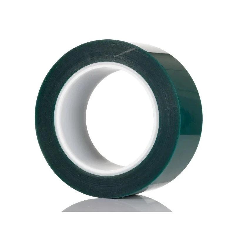 3M Masking Tape Green Polyester Backing Silicone Adhesive 50mm Width x 66m Length 8992 50mmX66m